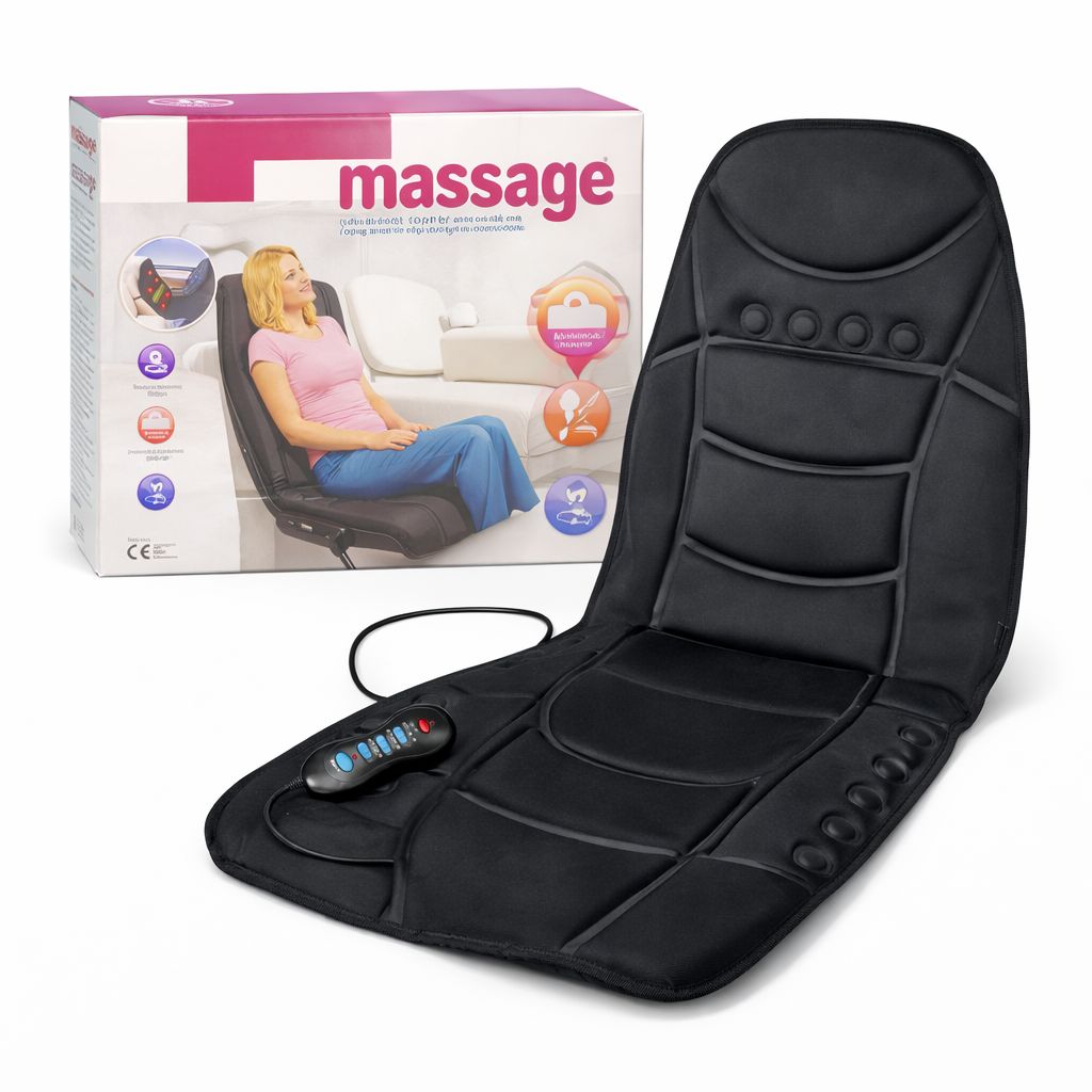 massager,Elektrische Shiatsu Massageauflage für Sitz und Rücken